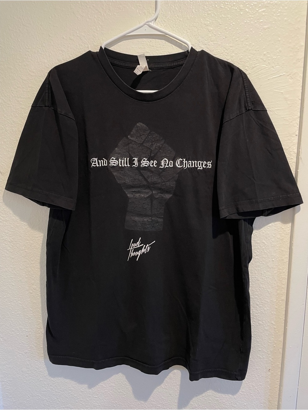 LOUD THOUGHTS • Rare Limited Drop 2Pac Lyric Graphic Tee • Men’s L 💎
